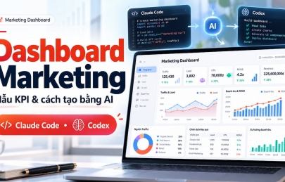 Xây dựng Dashboard Marketing: Mẫu KPI và cách tạo bằng AI, Claude Code